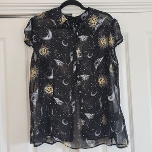 Hell Bunny Sheer Blouse